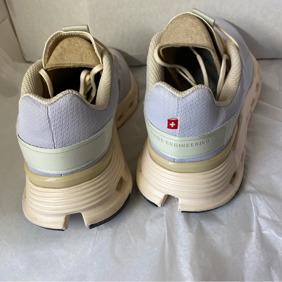 On Cloud Cloud Monster Lavender Purple/ Fawn Pink Vegan Sneakers Women's 5.5 - Picture 7 of 9